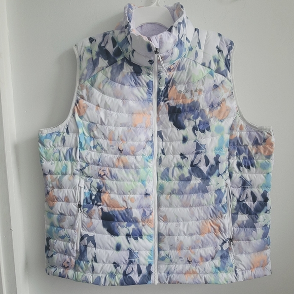 Columbia Jackets & Blazers - Columbia White Out Omni Heat  Womens Puffer Vest Size 2X